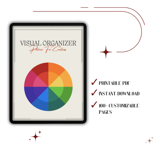 Visual Organizer | Planner For Creatives | Digital Planner